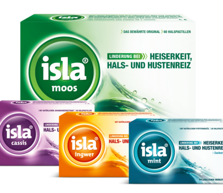 isla® original Bei Halsund Stimmbeschwerden isla®