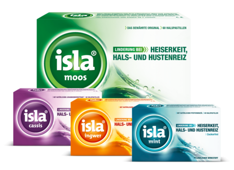 Packshot isla<sup>®</sup> original Montage